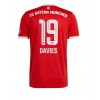 Herren Fußballbekleidung Bayern Munich Alphonso Davies #19 Heimtrikot 2022-23 Kurzarm